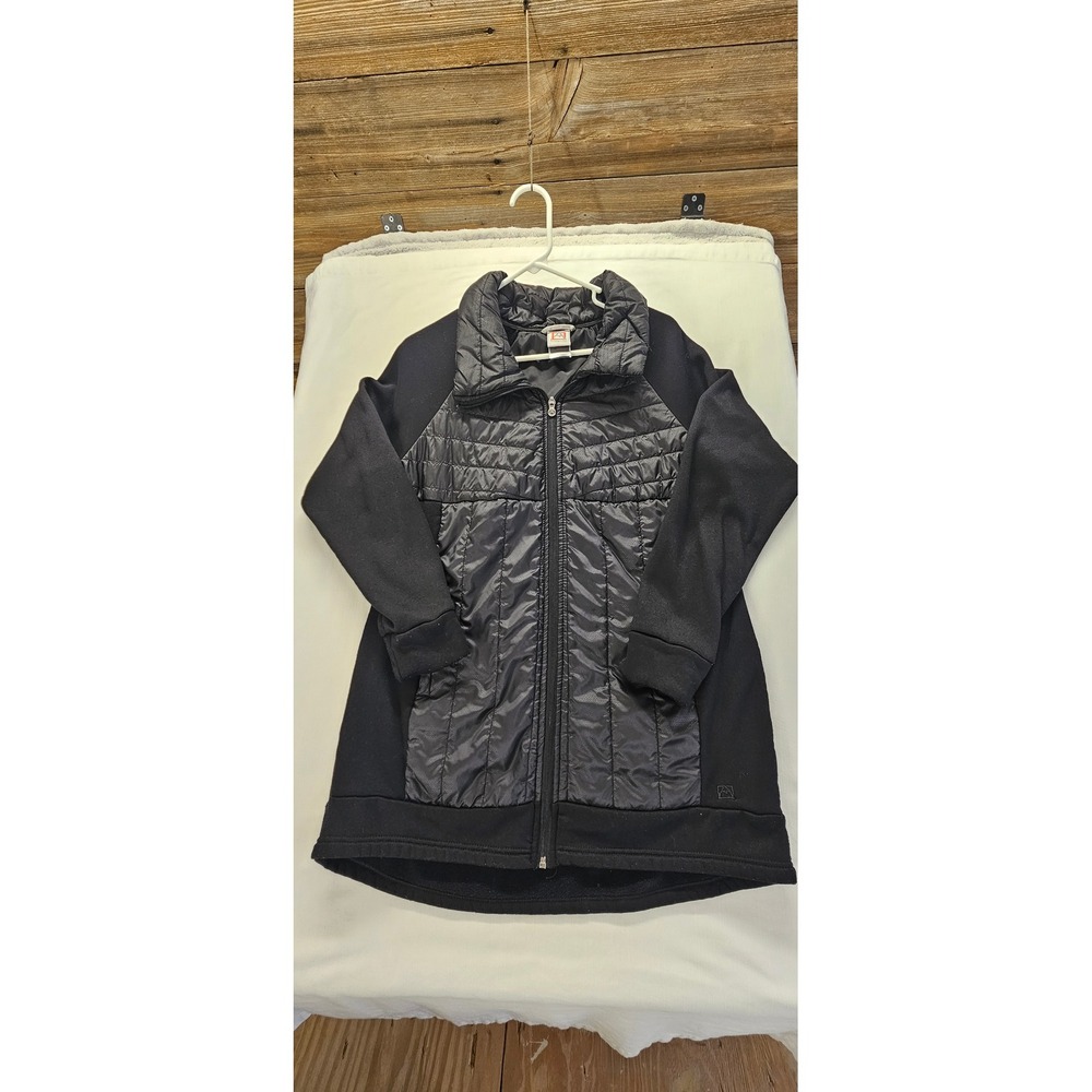 Avalanche Outdoor Supply Co Womens XL Black Hybrid Quilted Puffer Jacket